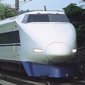 お別れの前に懐かしの姿--JR西日本、新幹線100系車両3編成にリバイバル塗装