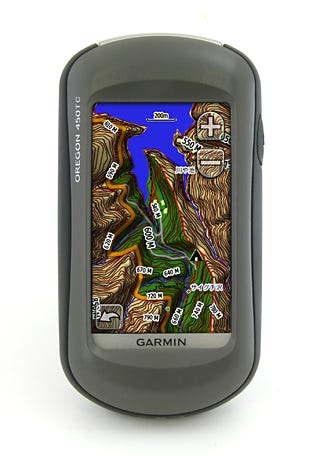 日本登山地図や電子コンパスを搭載する登山に便利なハンディGPS