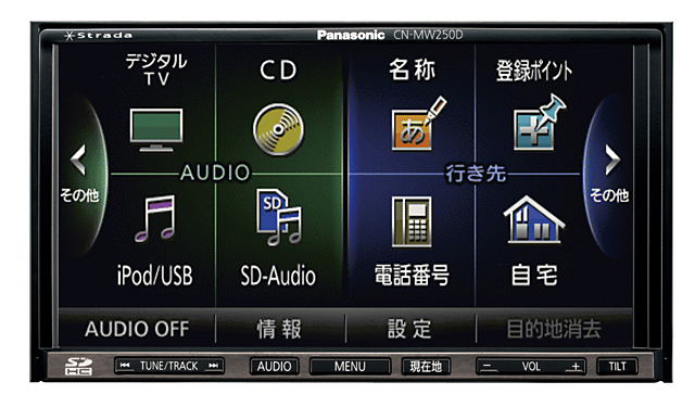 パナソニック、SDカード2枚で詳細地図と高音質CD録音を可能にしたカーナビ | マイナビニュース