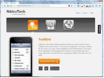 Iphone用twitterクライアント Twitbird を試してみた Tech
