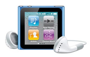 アップル、マルチタッチインタフェースを採用した新iPod nanoを発表