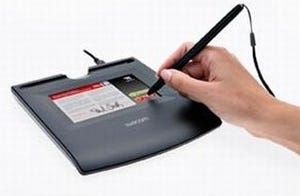 ワコム、カラー表示の手書きサイン入力専用ペンタブレット「STU-520」発売