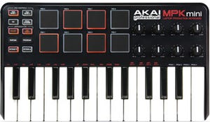 8つのパッドと25鍵ミニキーボードを搭載したAKAI製MIDIコントローラー発売