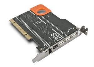 エレコム、LaCie製のeSATA/IEEE1394/USBインタフェースカードを6製品