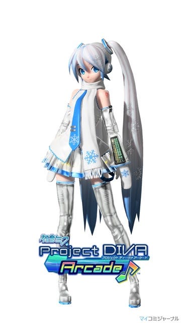 初音ミク Project Diva 2nd Acに 雪ミク 10 雪ミク 11 配信 マイナビニュース