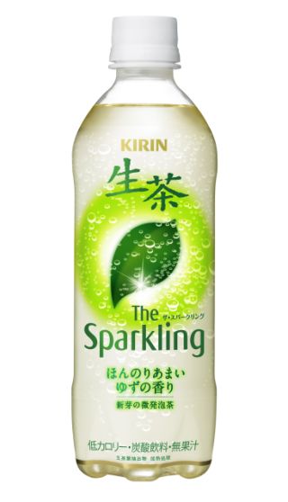 「キリン 生茶」がほんのり甘い炭酸飲料に