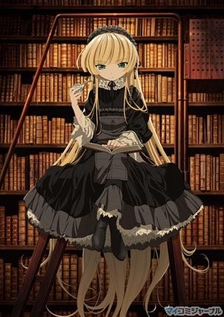 TVアニメ『GOSICK』、ヴィクトリカの百面相パネルがタワレコ新宿店に