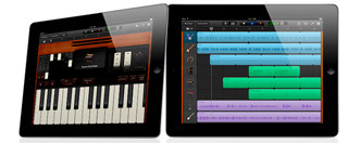 アップル、iPad用「GarageBand」「iMovie」の販売を開始