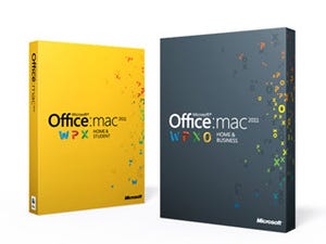 「Office for Mac 2011」の1ユーザーパッケージが5月20日より通常販売に
