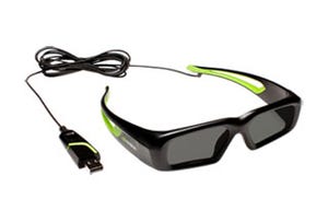 米NVIDIA、「NVIDIA 3D Vision」に価格を抑えた有線接続メガネ版