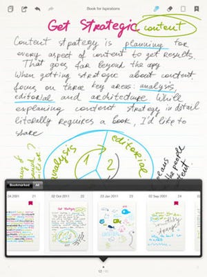 ワコム、iPad用メモアプリ「Bamboo Paper」発売 -期間限定無料公開中