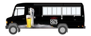 -2℃の"冷え冷えビール"を被災地で - アサヒビール、専用車で東北巡回