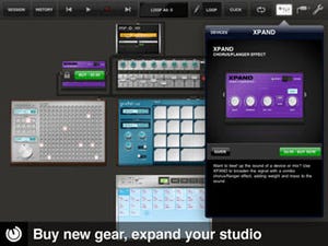 様々な楽器を組み合わせて多彩な音楽制作を行えるiPadアプリ「TableTop」