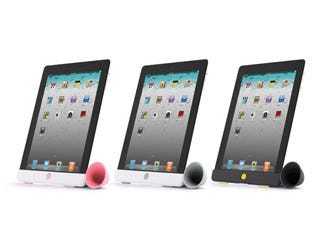 Cut Paste 電源不要のipad 2と第4世代ipod Touch専用スピーカースタンド マイナビニュース