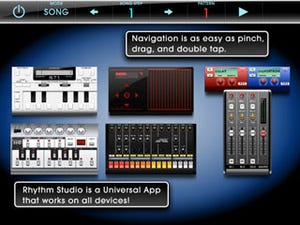 iPhone/iPad用エレクトロミュージック制作アプリ「Rhythm Studio」発売
