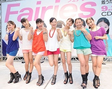 女子中学生アイドルグループ Fairiesのお披露目イベントに3 000人が集結 マイナビニュース