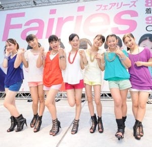 女子中学生アイドルグループ・Fairiesのお披露目イベントに3,000人が集結