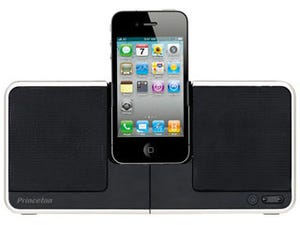 プリンストン、縦置き横置き両対応のiPod/iPhone用スピーカー「i-Swing2」
