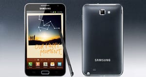 Samsung「GALAXY Note」発表、ペン手書きも可能なAndroid携帯