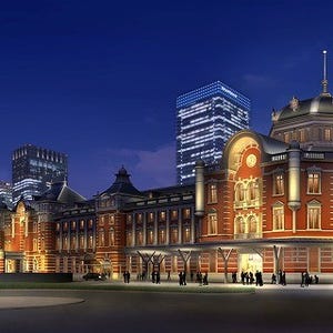 赤レンガの東京駅丸の内駅舎が2012年6月開業、来秋よりライトアップも実施