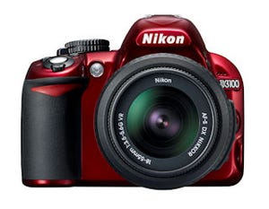 ニコン、デジタル一眼レフカメラ「D3100」に数量限定のレッドモデルを追加