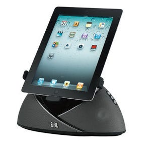 ハーマン、iPadもセットできるAirPlay対応スピーカー「JBL ONBEAT AIR」