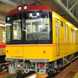 東京メトロ、レトロな銀座線新型車両1000系を公開 - 2012年春デビュー予定