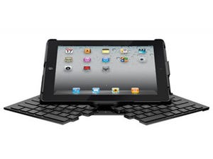 ロジクール、iPad 2専用の折りたたみ式Bluetoothキーボード