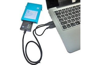 上海問屋、USB変換アダプタ付きSSD/SATAハードディスクケース2種