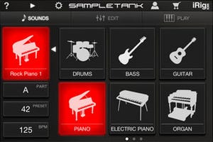 900種類以上のパターンを収録した本格的な音楽アプリ「SampleTank」発売
