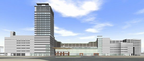 Jr九州 新しい大分駅ビルの概要を発表 タワー最上階には露天風呂が出現 マイナビニュース