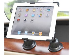 山陽トランスポート、車のフロント側で使用可能な吸盤式iPad 2用ホルダー
