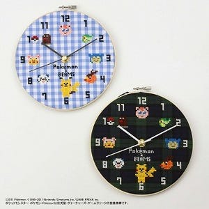 ポケモン&ビームスがコラボ第2弾 - クロスステッチの時計やバッグなど発売