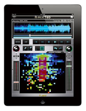 音楽を見て、触って、楽しめるiPad用アプリ「R-MIX Tab」発売 - ローランド