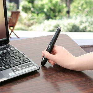 サンワサプライ、省スペースでペンのように使えるペン型無線マウス