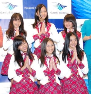 JKT48「AKB48のような国民的アイドルになりたい」- インドネシアPRイベント