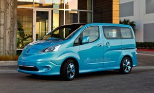 日産、100%電気自動車の多目的商用バン「e-NV200」コンセプトを公開