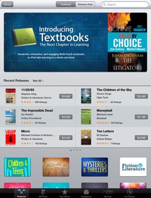 米Apple、インタラクティブ教科書対応の新書籍ストアとオーサリングツール