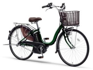 ヤマハ、バッテリー残量をデジタル表示する電動アシスト自転車エントリー機