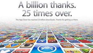 App Store250億ダウンロード突破 - キャンペーン当選者は中国から