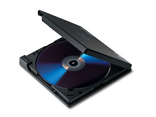 バッファロー、BDXLに対応したCDジャケットサイズのコンパクトなBDドライブ