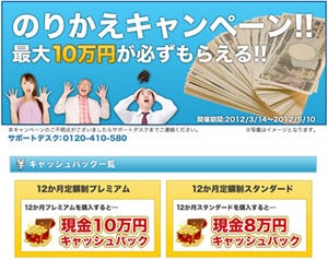 ペイレスイメージズ、最大で10万円をキャッシュバックするキャンペーン開始