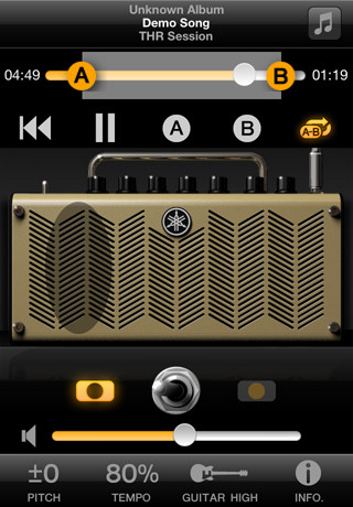 ギターの練習スタイルを変えるiPhoneアプリ「THR Session」登場--ヤマハ