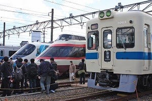 小田急電鉄、ロマンスカーHiSE&RSE、通勤車両5000形の引退イベントを開催