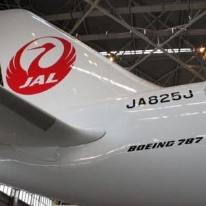 JAL仕様の787型機、客室内を公開