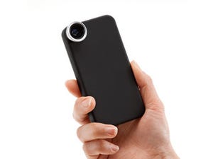 サンワダイレクト、iPhone 4S/4用のマクロレンズと広角レンズのキット