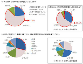 主婦はこの冬「洗濯」で節電に貢献～「主婦の全国節電調査」を公開