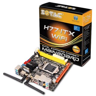 ZOTAC、Intel Z77/H77搭載でLGA1155対応のMini-ITXマザーボードを2モデル