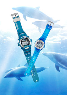 カシオ、"G-SHOCK"イルカ・クジラエコリサーチネットワーク2012年モデル