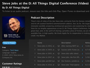Steve Jobs氏の過去のインタビュー動画6本がPodcastで無料配信開始